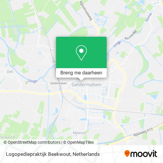 Logopediepraktijk Beekwout kaart