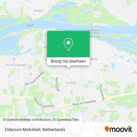 Elderson Mobiliteit kaart