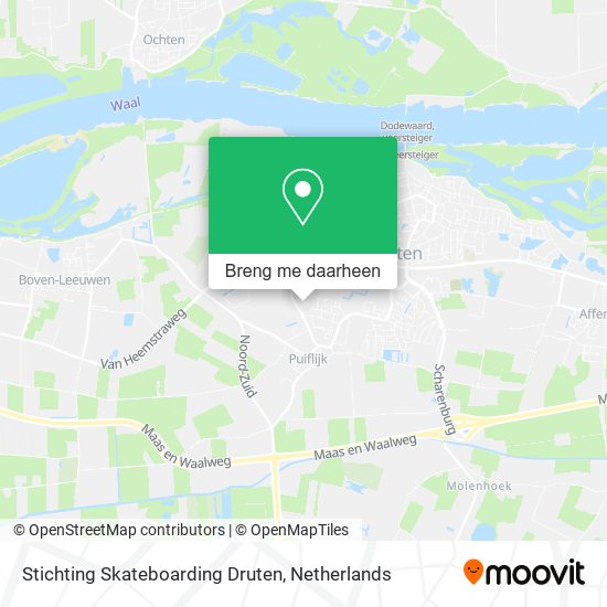 Stichting Skateboarding Druten kaart