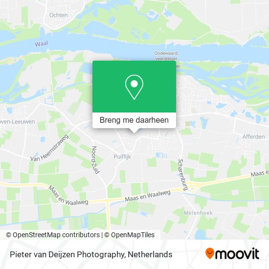 Pieter van Deijzen Photography kaart