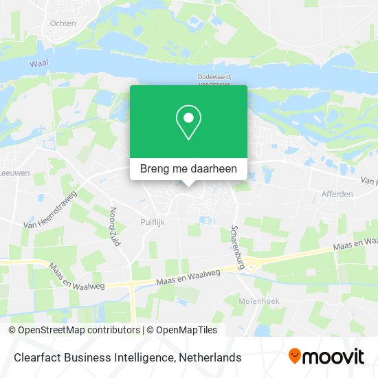 Clearfact Business Intelligence kaart