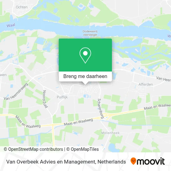 Van Overbeek Advies en Management kaart