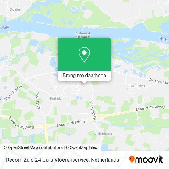 Recom Zuid 24 Uurs Vloerenservice kaart