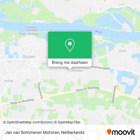 Jan van Sommeren Motoren kaart