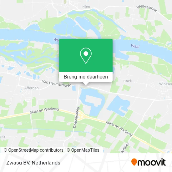 Zwasu BV kaart