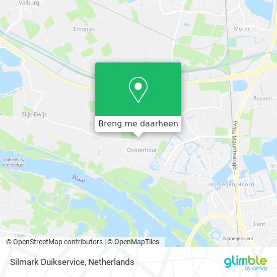 Silmark Duikservice kaart