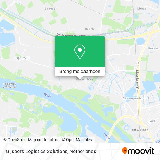 Gijsbers Logistics Solutions kaart