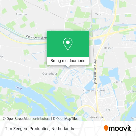 Tim Zeegers Producties kaart