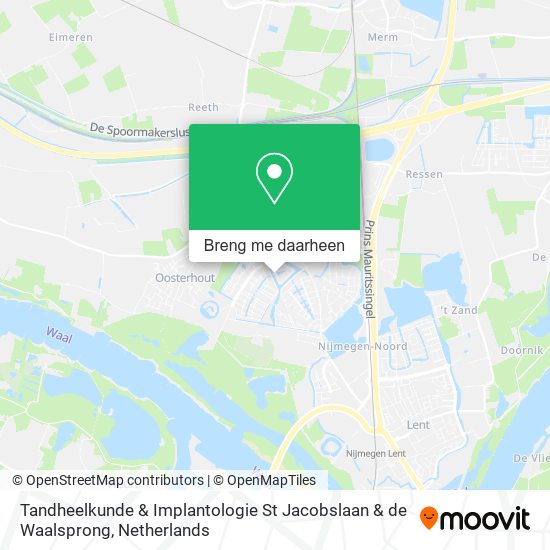 Tandheelkunde & Implantologie St Jacobslaan & de Waalsprong kaart