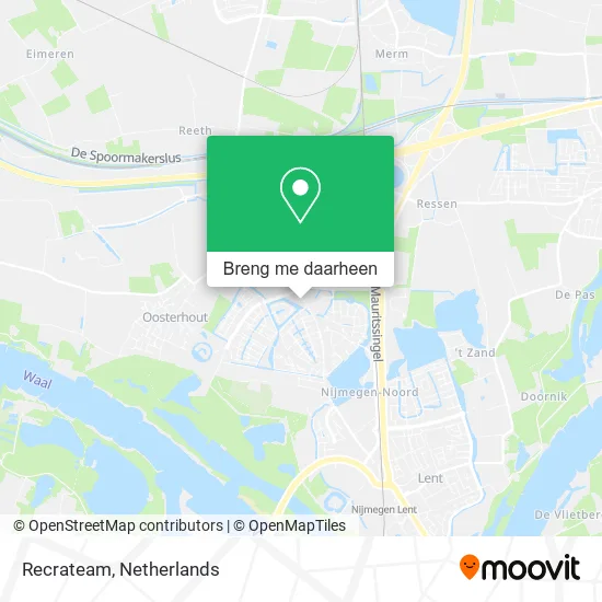 Recrateam kaart
