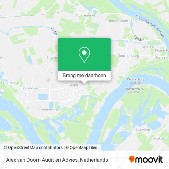 Alex van Doorn Audit en Advies kaart