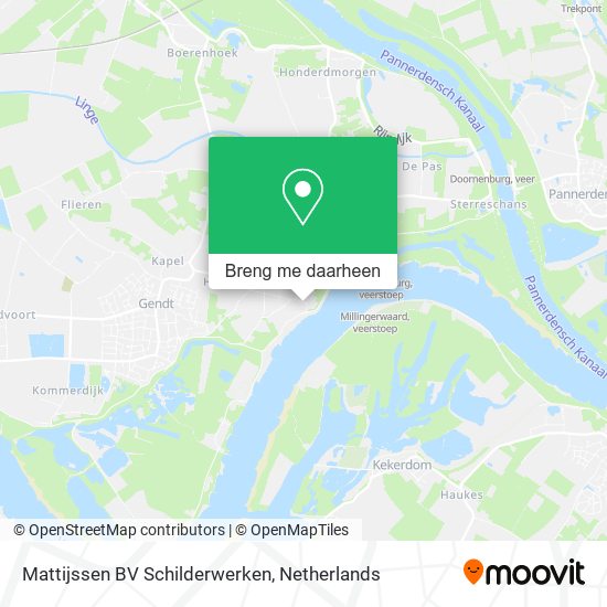 Mattijssen BV Schilderwerken kaart