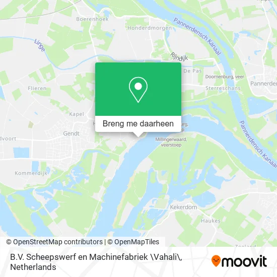 B.V. Scheepswerf en Machinefabriek \Vahali\ kaart