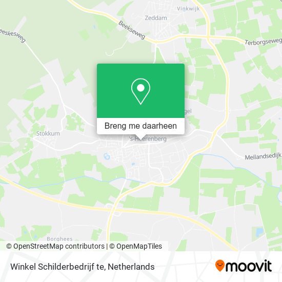 Winkel Schilderbedrijf te kaart