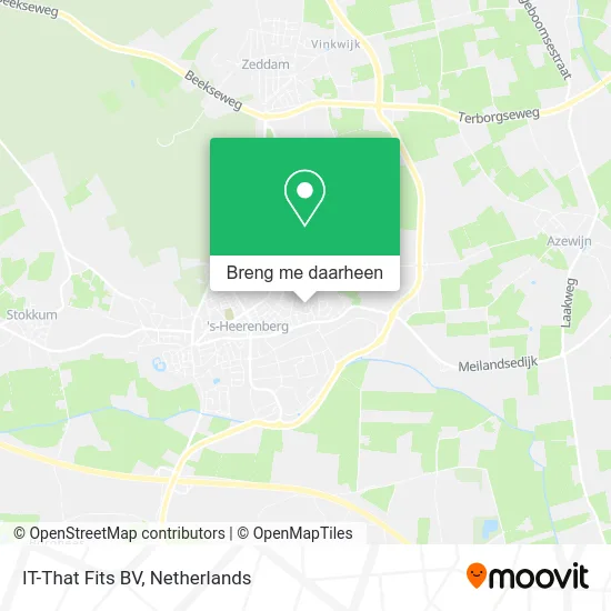 IT-That Fits BV kaart