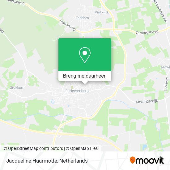 Jacqueline Haarmode kaart