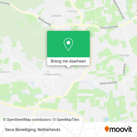 Seca Beveiliging kaart