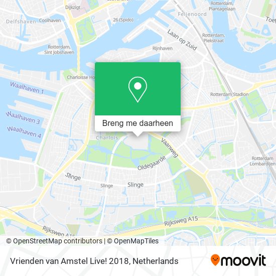 Vrienden van Amstel Live! 2018 kaart