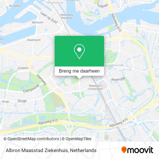 Albron Maasstad Ziekenhuis kaart