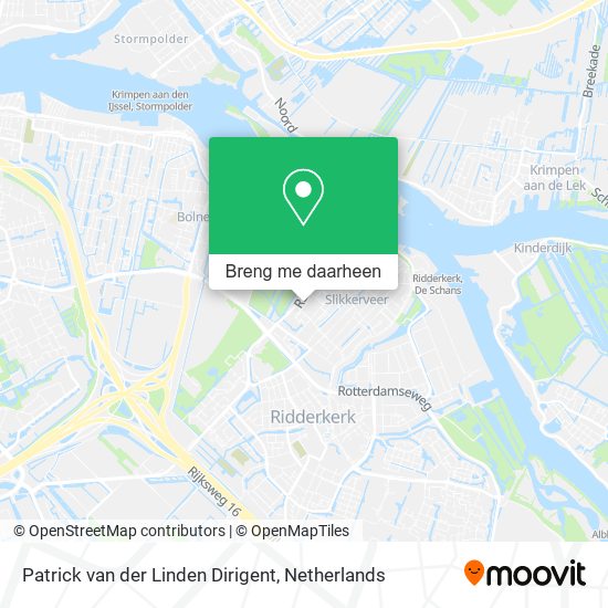 Patrick van der Linden Dirigent kaart