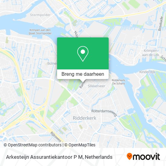 Arkesteijn Assurantiekantoor P M kaart
