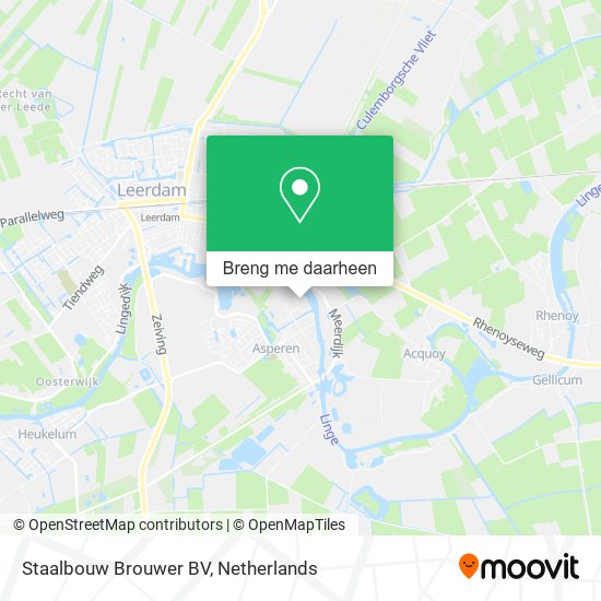 Staalbouw Brouwer BV kaart