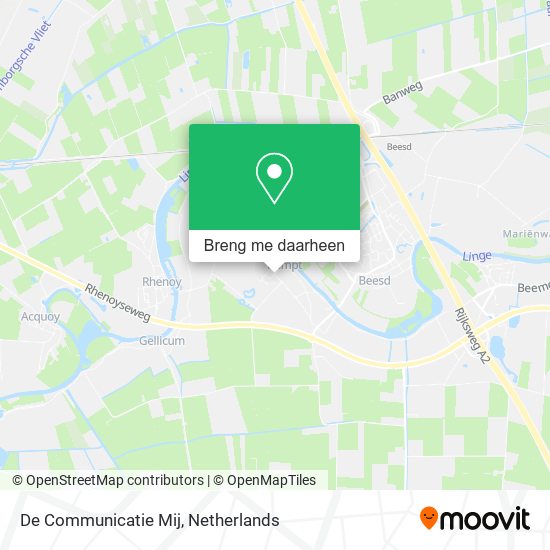 De Communicatie Mij kaart