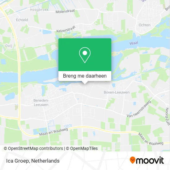 Ica Groep kaart
