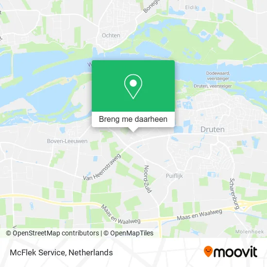 McFlek Service kaart