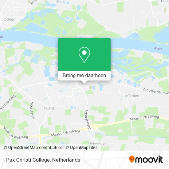 Pax Christi College kaart