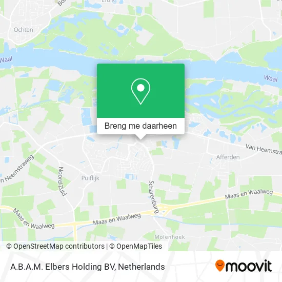 A.B.A.M. Elbers Holding BV kaart