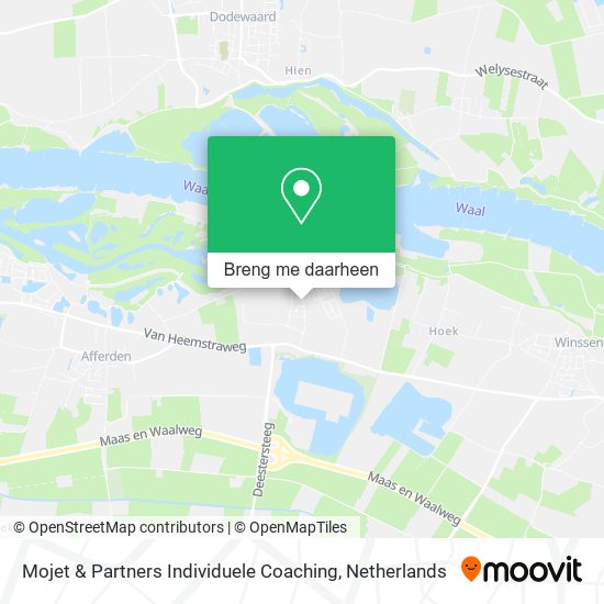 Mojet & Partners Individuele Coaching kaart