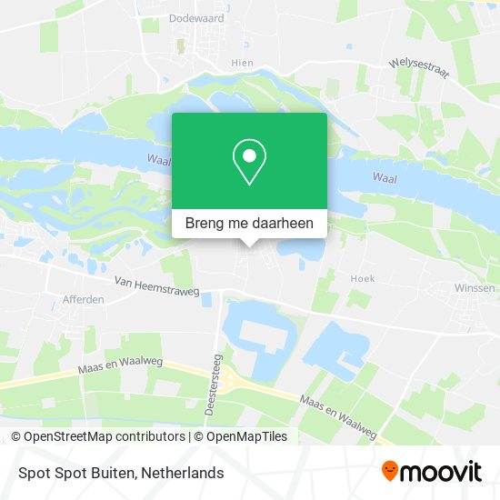 Spot Spot Buiten kaart