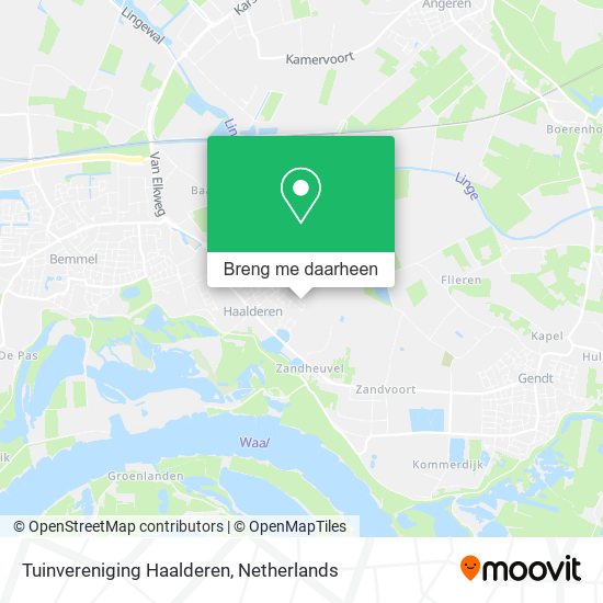 Tuinvereniging Haalderen kaart