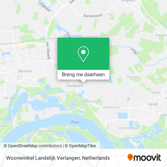 Woonwinkel Landelijk Verlangen kaart