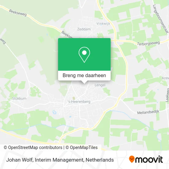 Johan Wolf, Interim Management kaart