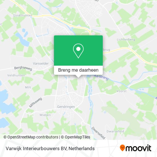 Varwijk Interieurbouwers BV kaart