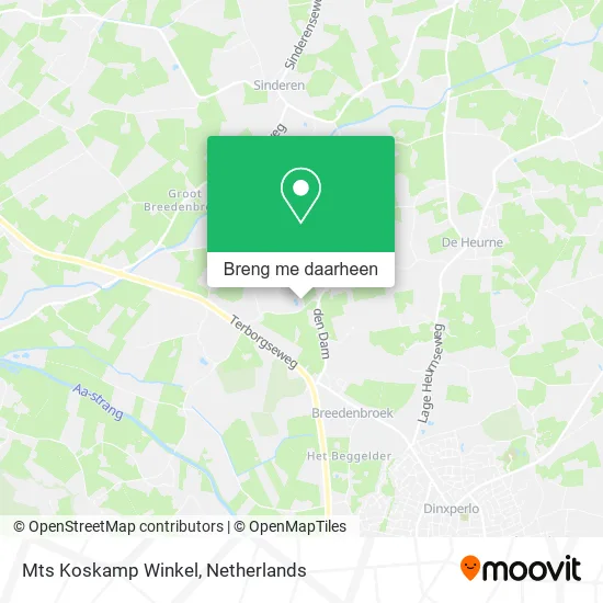 Mts Koskamp Winkel kaart