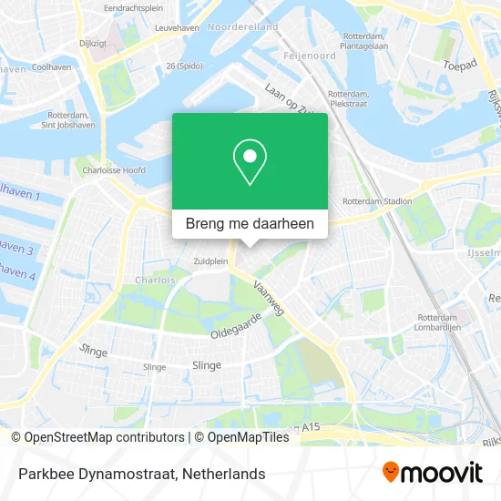 Parkbee Dynamostraat kaart