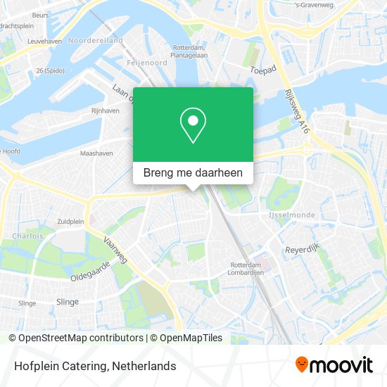 Hofplein Catering kaart