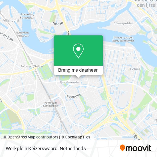 Werkplein Keizerswaard kaart