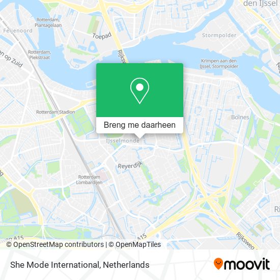 She Mode International kaart