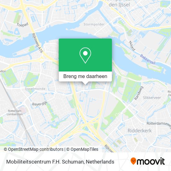 Mobiliteitscentrum F.H. Schuman kaart