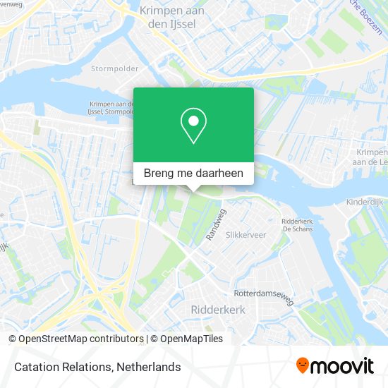 Catation Relations kaart