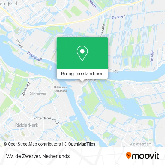 V.V. de Zwerver kaart