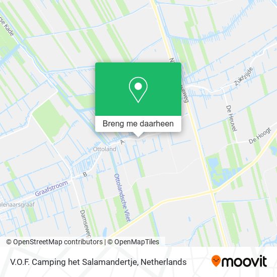 V.O.F. Camping het Salamandertje kaart