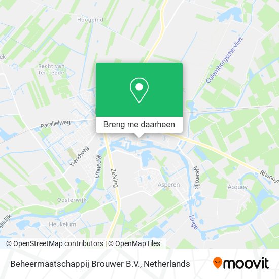Beheermaatschappij Brouwer B.V. kaart