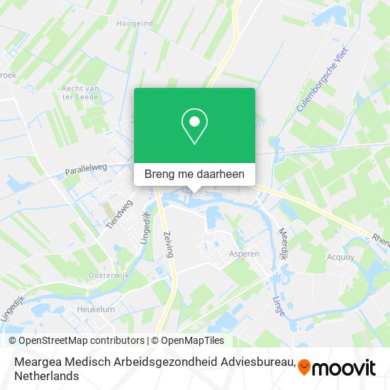 Meargea Medisch Arbeidsgezondheid Adviesbureau kaart