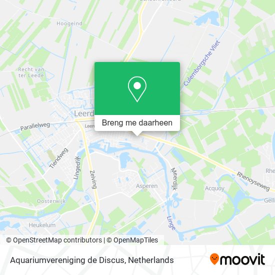 Aquariumvereniging de Discus kaart