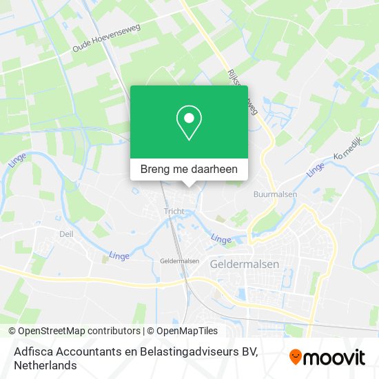 Adfisca Accountants en Belastingadviseurs BV kaart